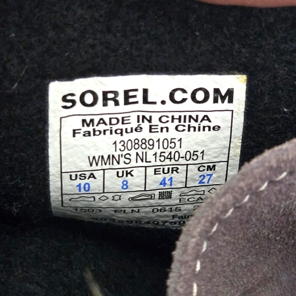 Sorels Women's Fur-Lined Winter Boots - Brown and Black size 10 - Picture 6 of 6